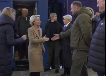 European and Canadian leaders visit Kyiv in a show of solidarity