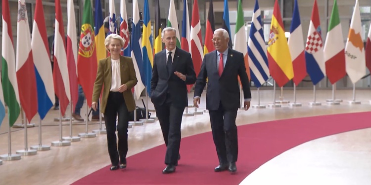 Canada and EU leaders meet on summit to deepen ties amid global uncertainty